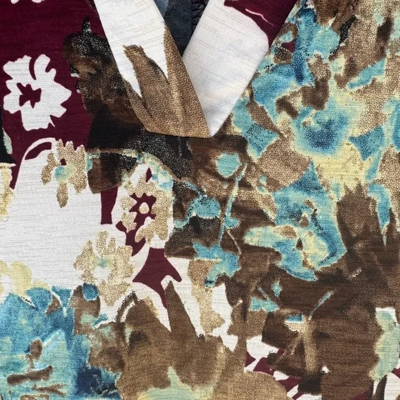 Floral V-Neck Women's Top sz 3x - Picture 4 of 4